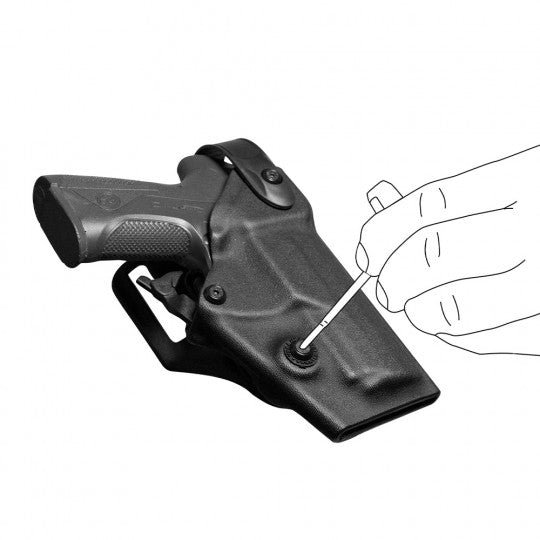Holster droitier Vegatek VKS8 (short) VKD8 (long) noir pour SIG PRO 2022 - 220 - 226-T.A DEFENSE