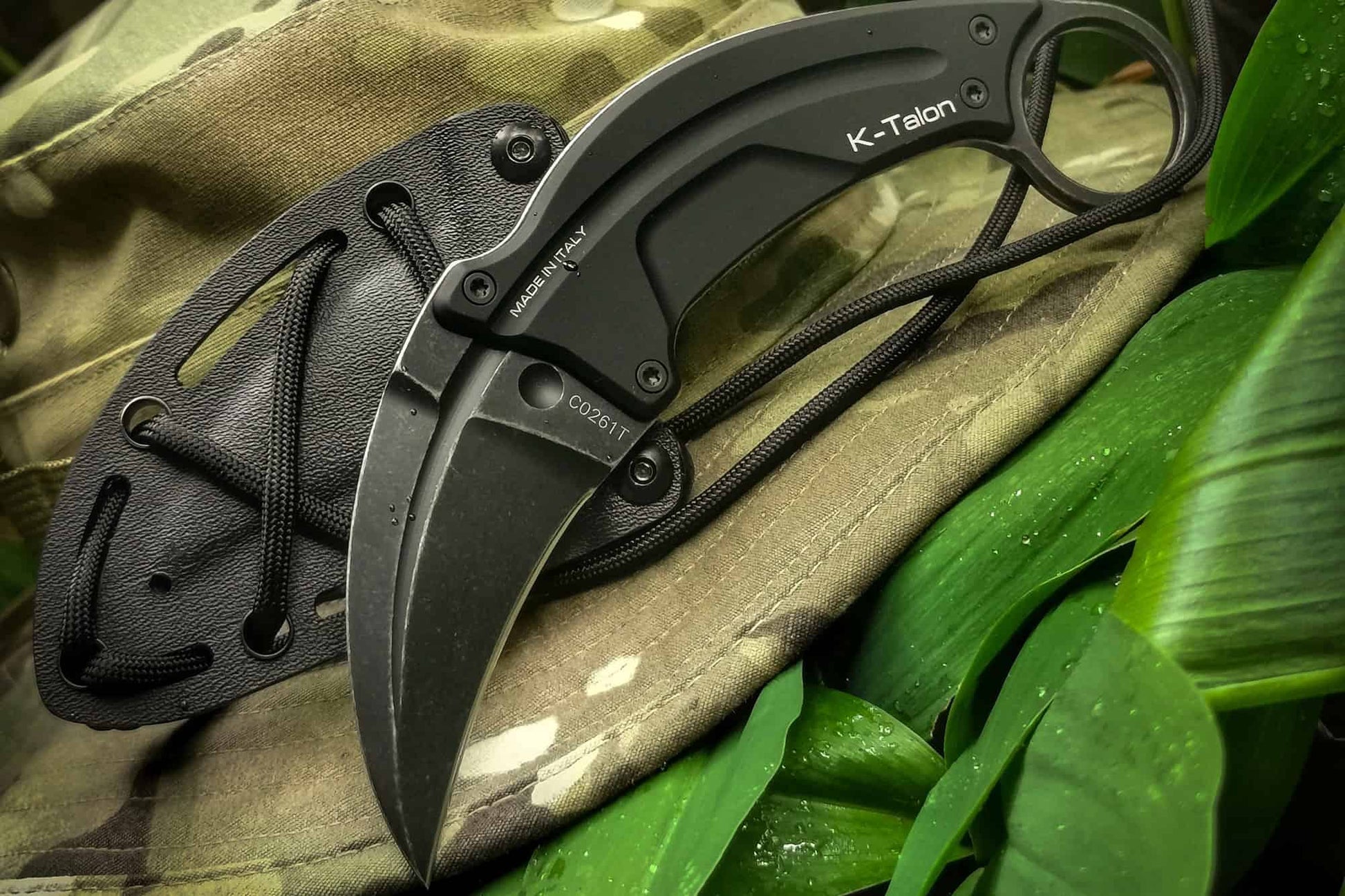 Karambit K-Talon, Pierre noire - Extrema Ratio-T.A DEFENSE
