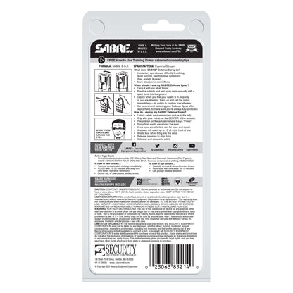 Spray au poivre 3en1 avec porte-clés - SABRE RED-T.A DEFENSE