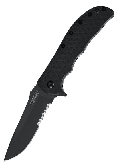 Couteau pliant à lame mixte Volt II Black - Kershaw-T.A DEFENSE