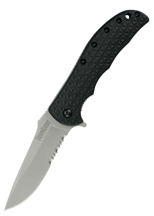 Couteau pliant à lame mixte Volt II Stonewashed - Kershaw-T.A DEFENSE