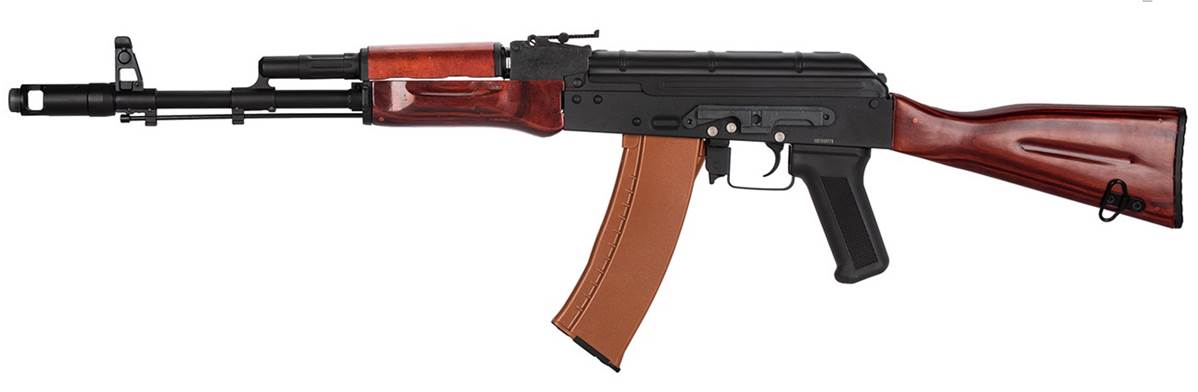 Réplique airsoft AK-74 Acier/Bois 6mm AEG 1J - Double Bell-T.A DEFENSE