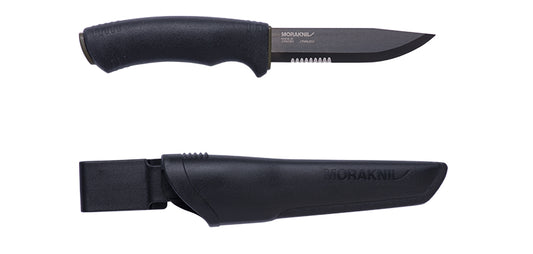 Couteau lame fixe Bushcraft Black SRT - Morakniv-T.A DEFENSE
