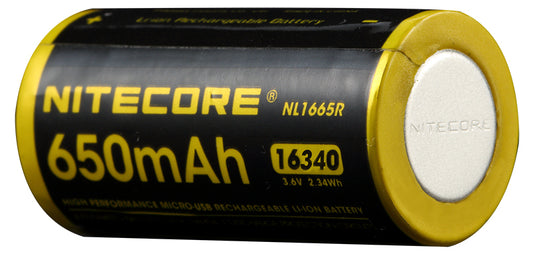 Batterie rechargeable USB LI-ON 650mAh 3.6V - Nitecore-T.A DEFENSE