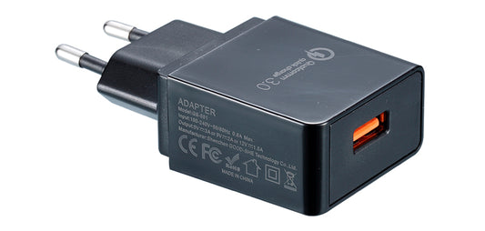 Adaptateur secteur 100-240V avec sortie USB 3A - Nitecore-T.A DEFENSE