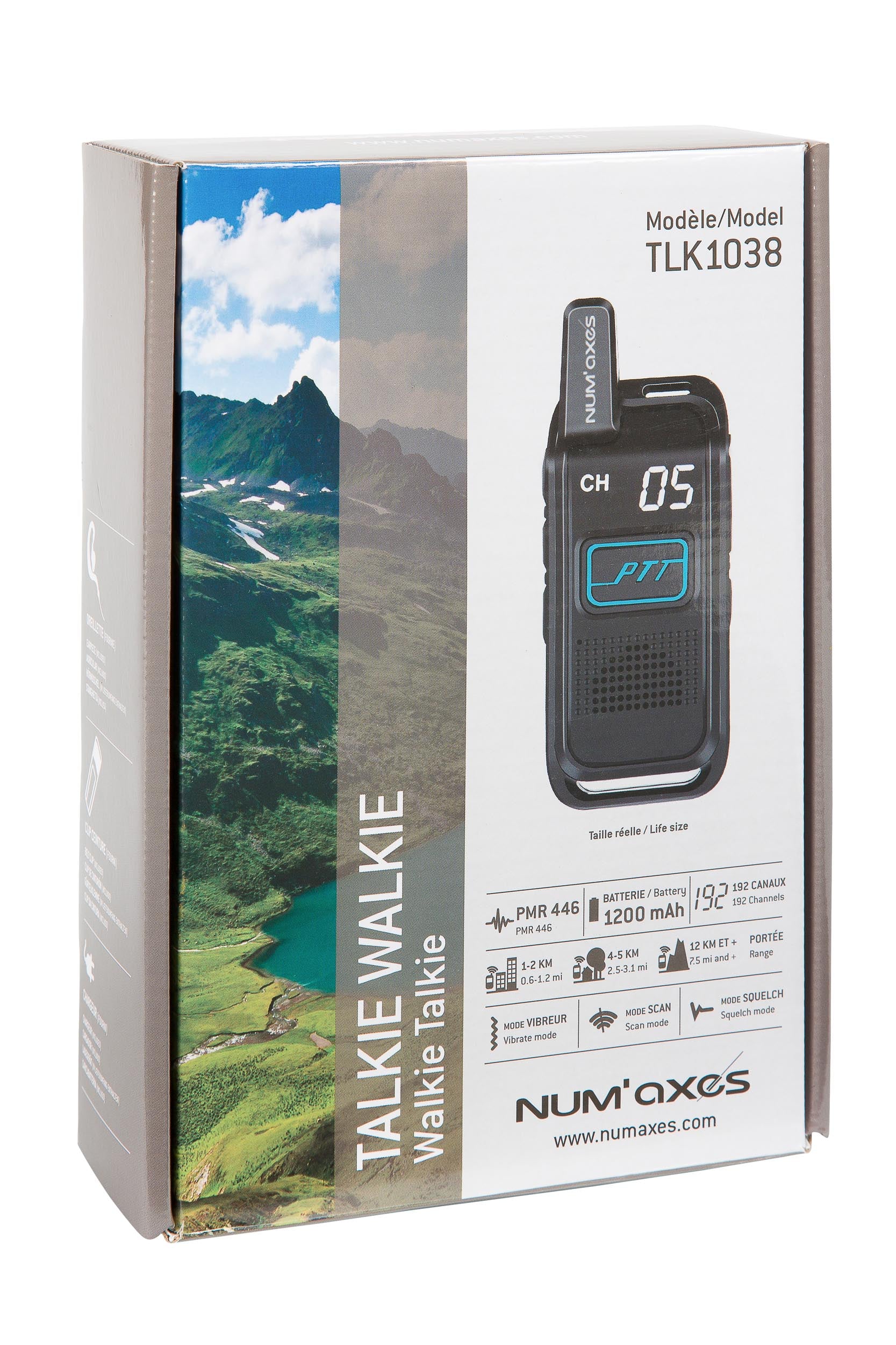Talkie-walkie TLK1038 - NUM'AXES-T.A DEFENSE