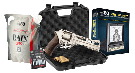 Pack airsoft revolver CO2 RHINO 60DS - Chiappa-T.A DEFENSE