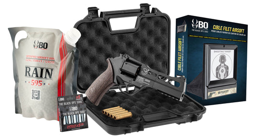 Pack airsoft revolver CO2 RHINO 50DS - Chiappa-T.A DEFENSE