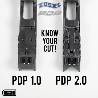 Plaquette adaptatrice Walther PDP 2.0 Holosun 509T - CH Precision-T.A DEFENSE