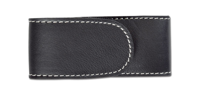 Etui pour couteau en cuir doublé noir - Pielcu-T.A DEFENSE
