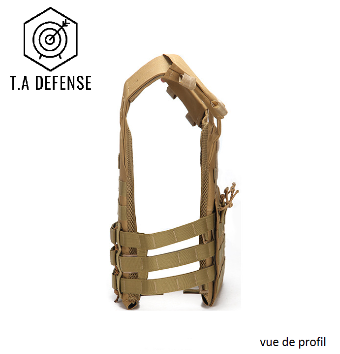 Porte-plaque pare balle TA Défense® Minimaliste™-T.A DEFENSE
