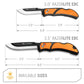 Couteau multi-fonctions Razor Lite EDC (+6 lames) - Outdoor Edge-T.A DEFENSE