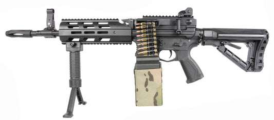 Réplique airsoft AEG CM16 LMG Mosfet et E.T.U. 1,2J - G&G-T.A DEFENSE
