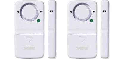 Alarme magnétique pour porte et fenêtre, 100% sans fil | Lot de 2 | - SABRE-T.A DEFENSE