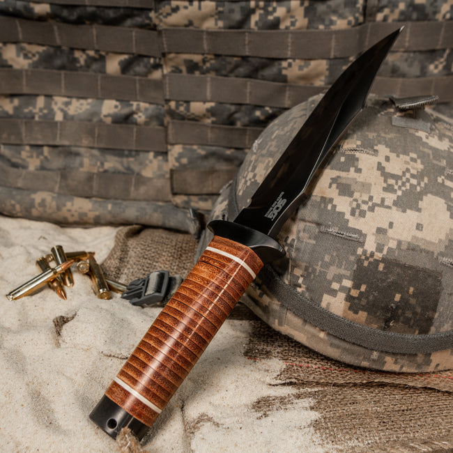 Couteau a lame fixe Super Bowie - SOG-T.A DEFENSE