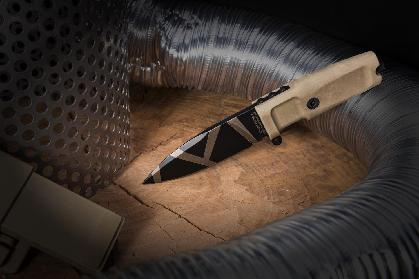 Couteau à lame fixe Shrapnel OG Desert Warfare - Extrema Ratio-T.A DEFENSE