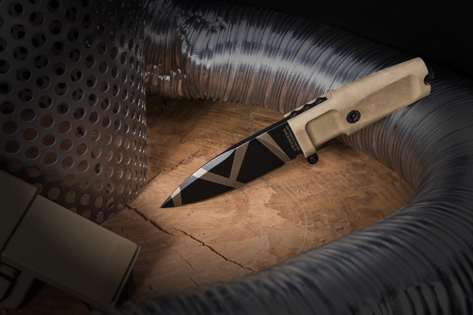 Couteau à lame fixe Shrapnel OG Desert Warfare - Extrema Ratio-T.A DEFENSE