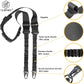 Sangle tactique deux points TA Defense® Elastroop™ Noire-T.A DEFENSE