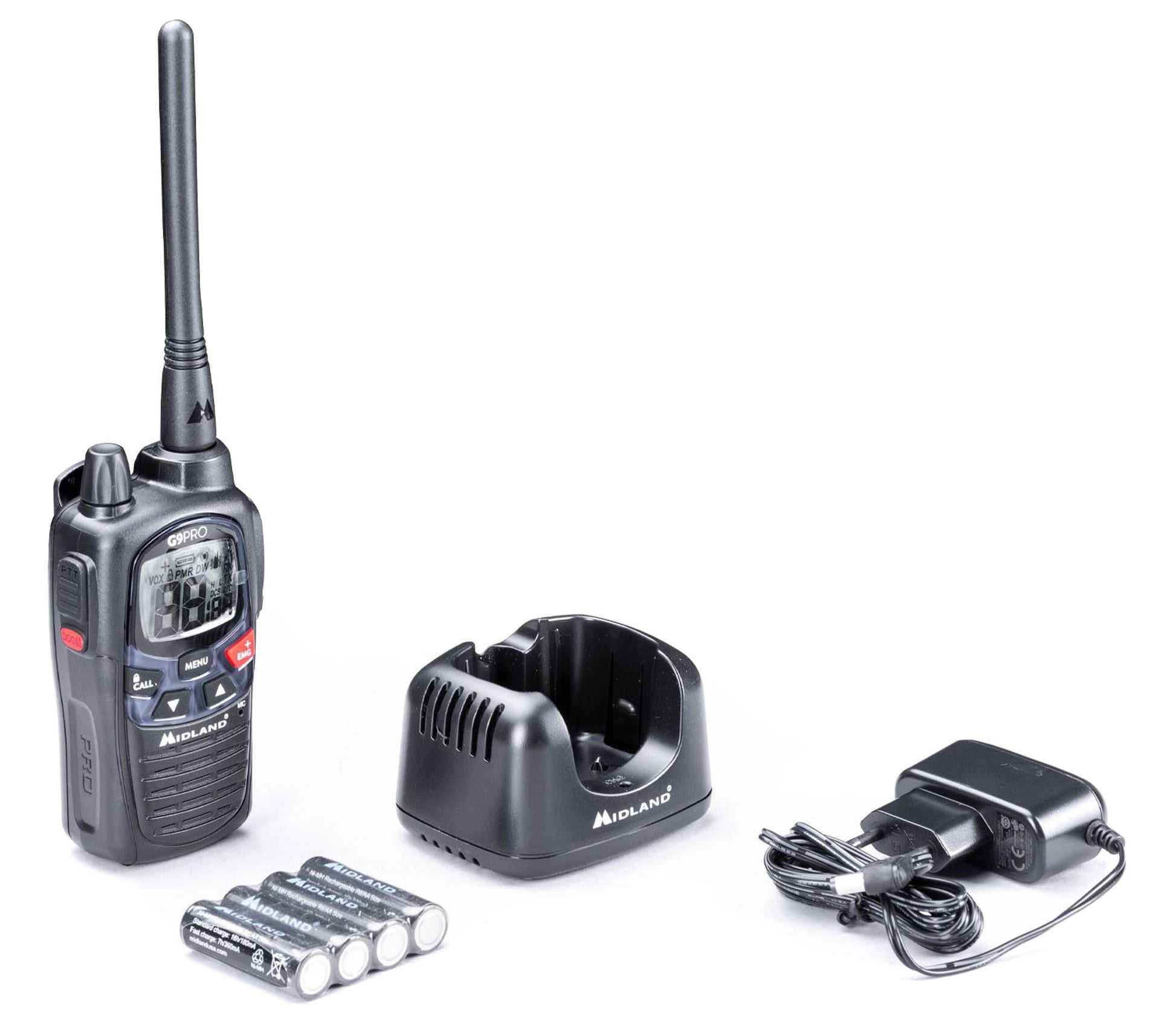 Talkie-walkie + oreillette G9 PRO - Midland-T.A DEFENSE