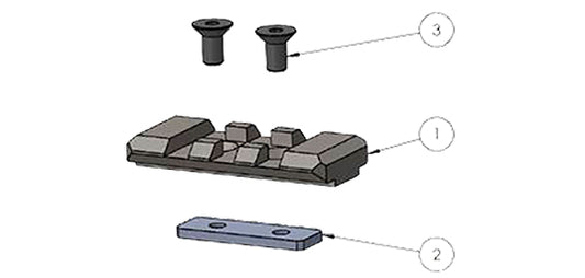 Adaptateur pour bipied K15/S16-T.A DEFENSE