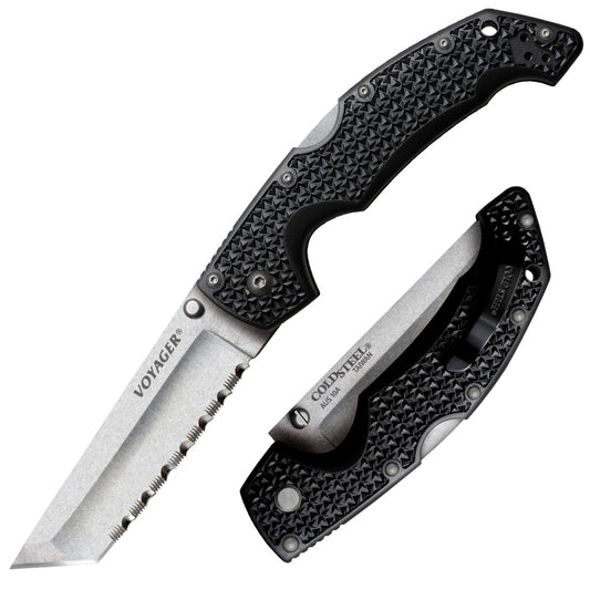 Couteau pliant Voyager Tanto - Cold Steel-T.A DEFENSE