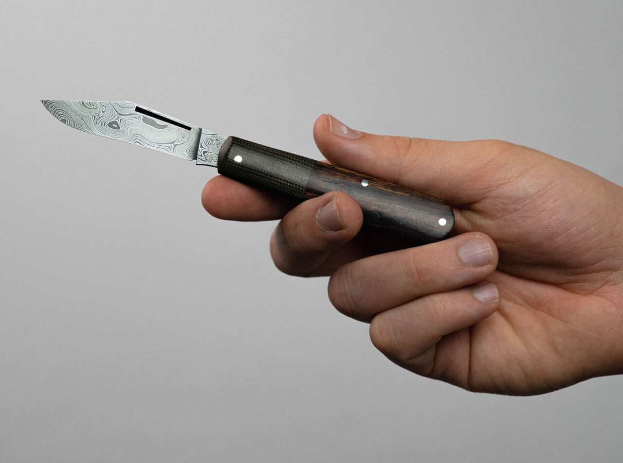 Couteau pliant Damas Léopard Intégrale Barlow - Boker-T.A DEFENSE
