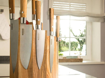 Set de 7 couteaux de cuisine Damas Olivier - Boker-T.A DEFENSE