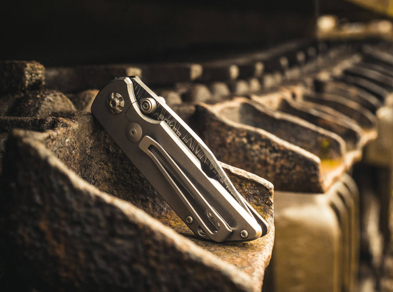 Couteau pliant M4 Sherman Damas - Boker-T.A DEFENSE