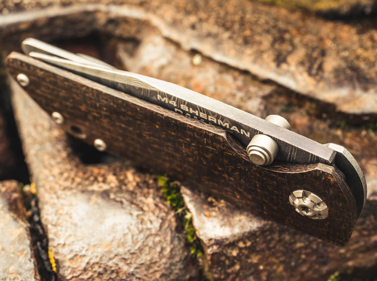 Couteau pliant M4 Sherman Damas - Boker-T.A DEFENSE