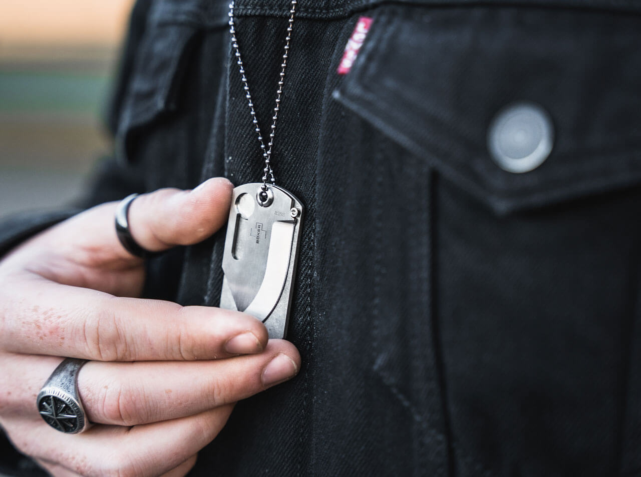 Couteau de cou Dog Tag - Boker Plus-T.A DEFENSE