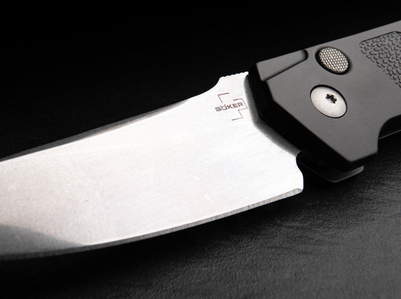 Couteau automatique Kihon Auto Stonewash - Boker Plus-T.A DEFENSE
