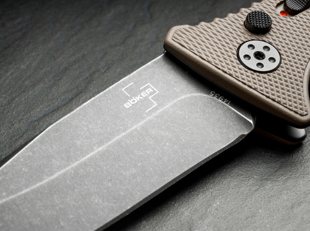 Couteau automatique Strike Coyote Spearpoint - Boker Plus-T.A DEFENSE