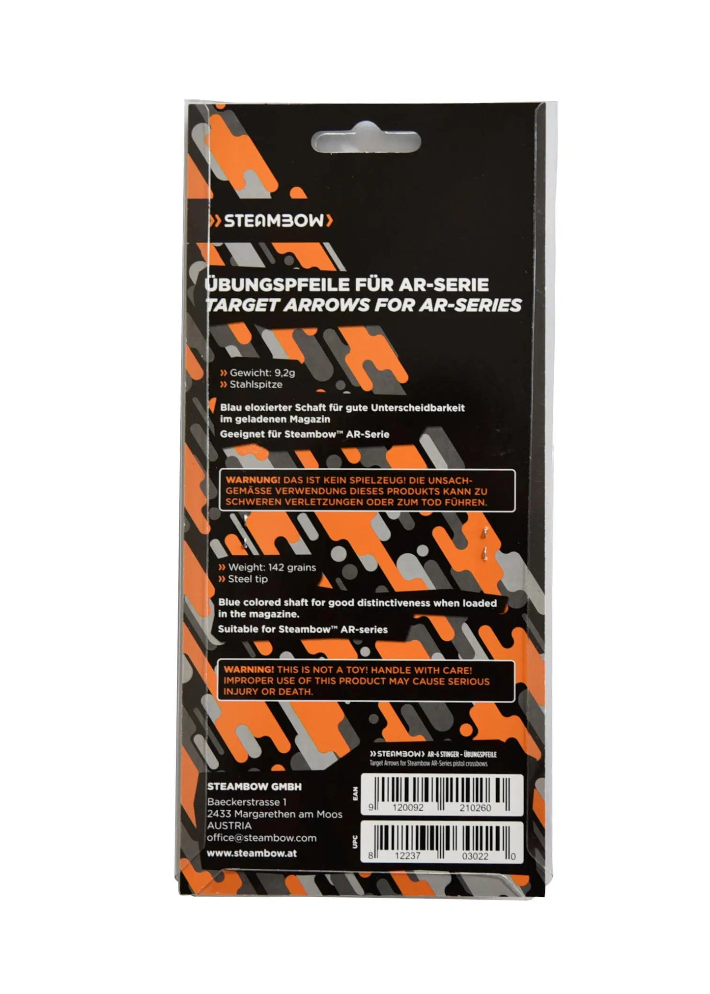 Lot de 10 flèches pour arbalète - Steambow-T.A DEFENSE