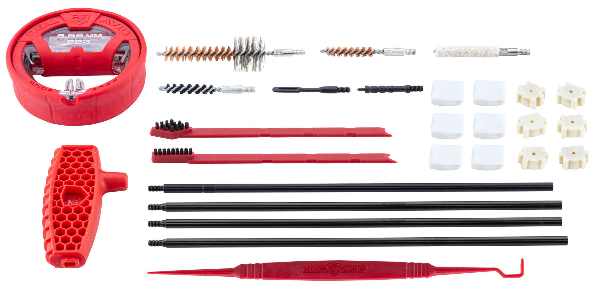 Multi kit de nettoyage Bore Boss cordons et brosses - Real Avid-T.A DEFENSE
