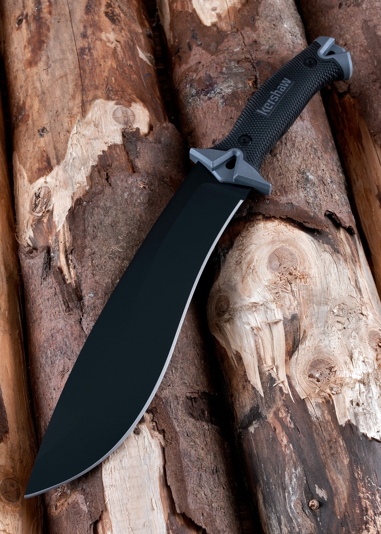 Machette Camp 10, manche noir - Kershaw-T.A DEFENSE