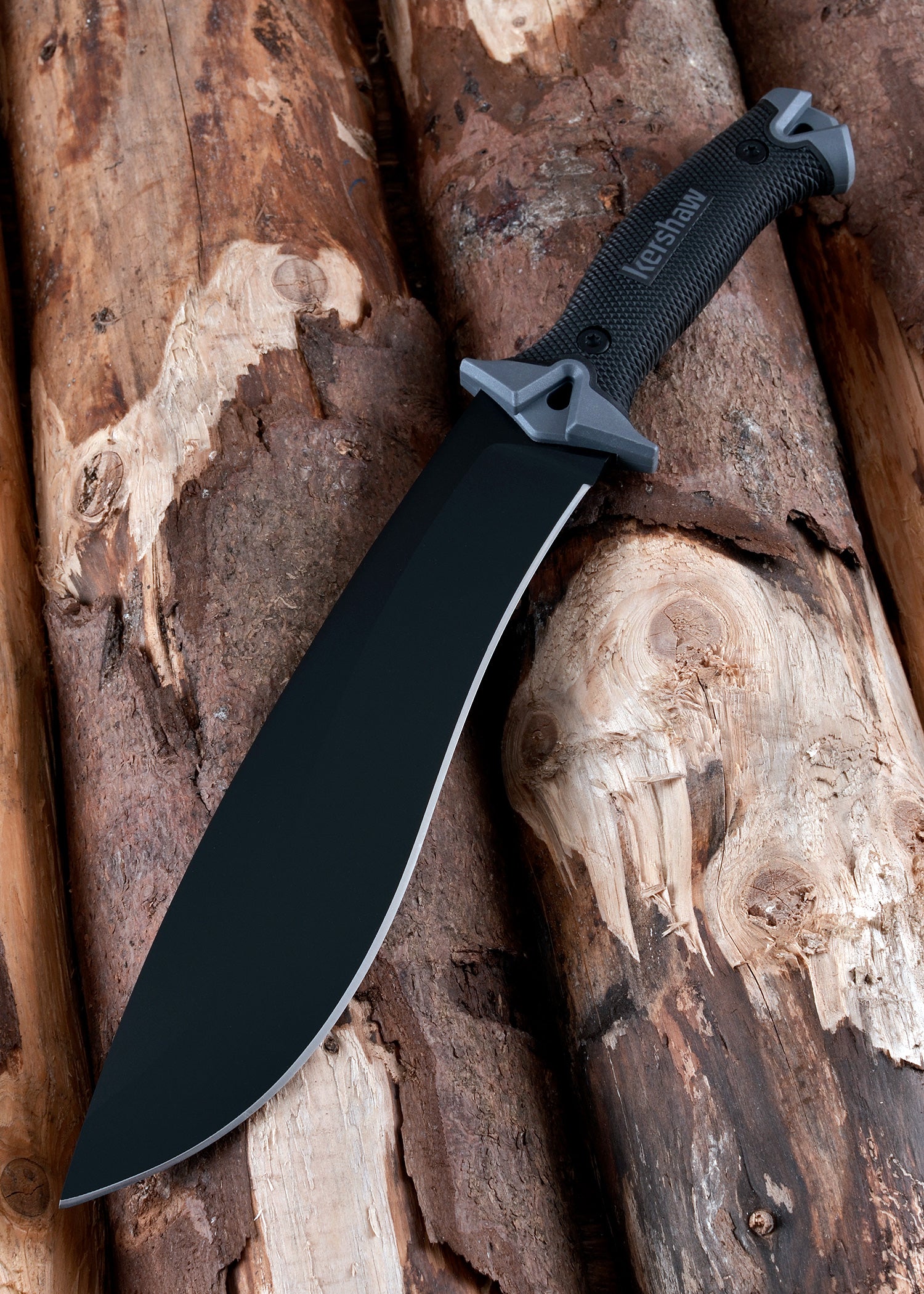 Machette Camp 10, manche noir - Kershaw-T.A DEFENSE