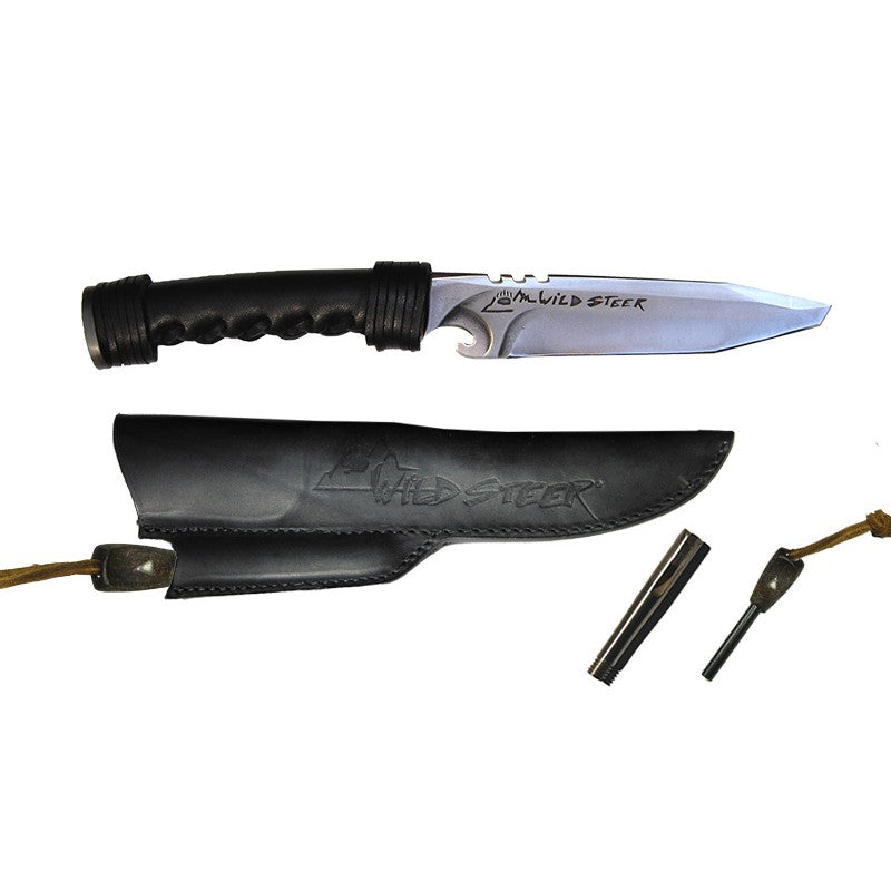 Couteau de chasse avec allume feu - Wildsteer-T.A DEFENSE