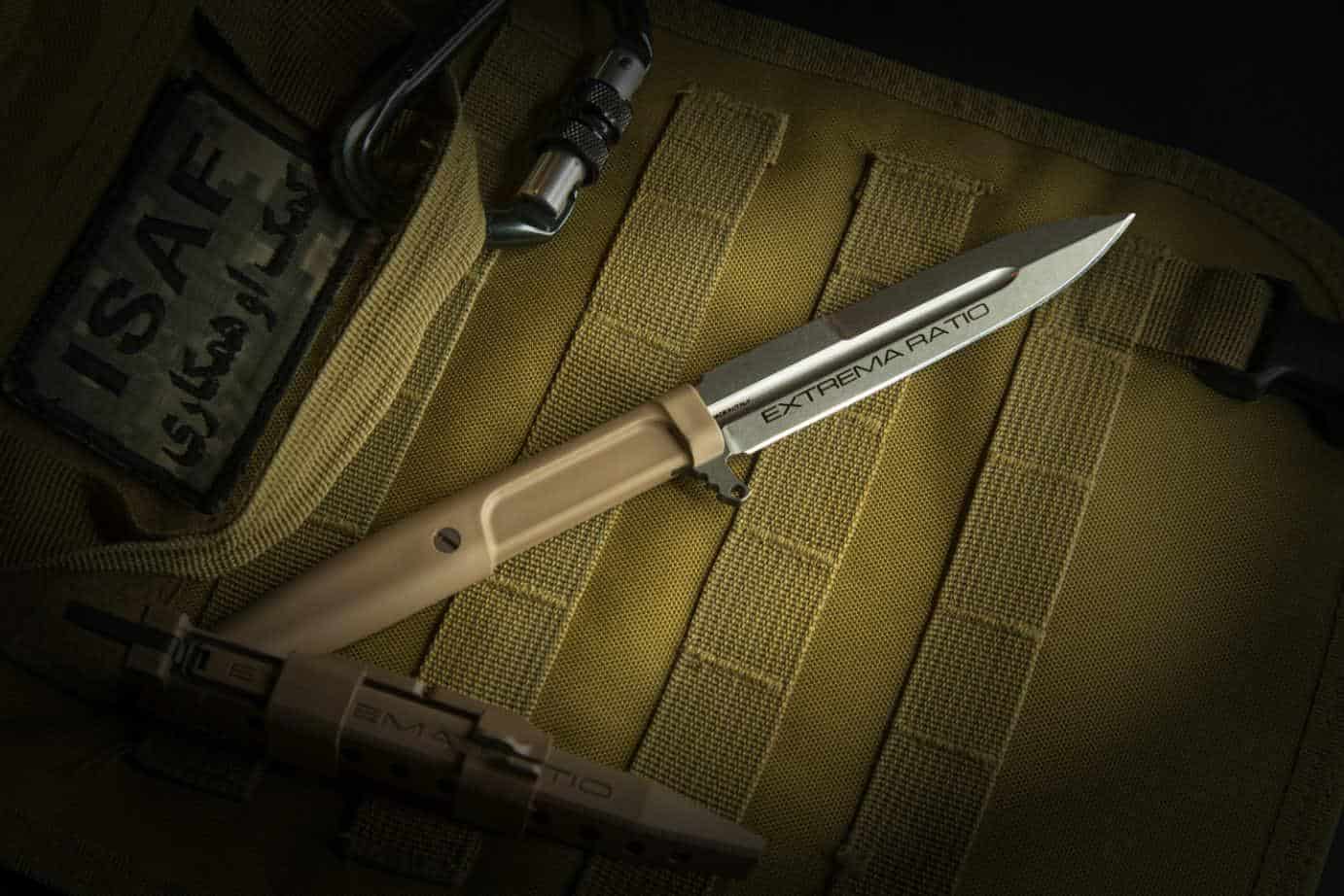Couteau à lame fixe Requiem Desert - Extrema Ratio-T.A DEFENSE