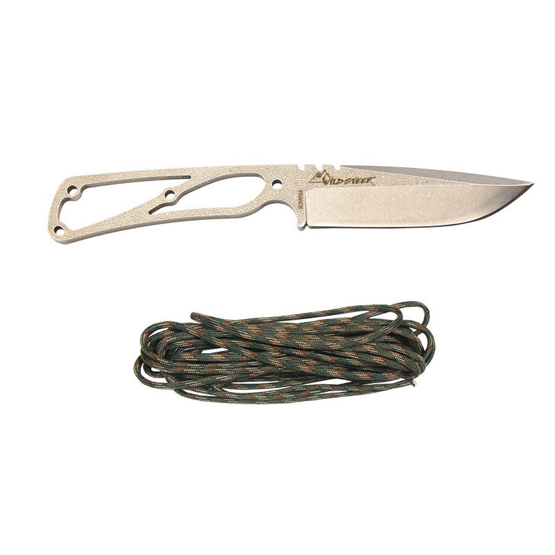 Couteau Skelet Woodland Camo - Wildsteer-T.A DEFENSE