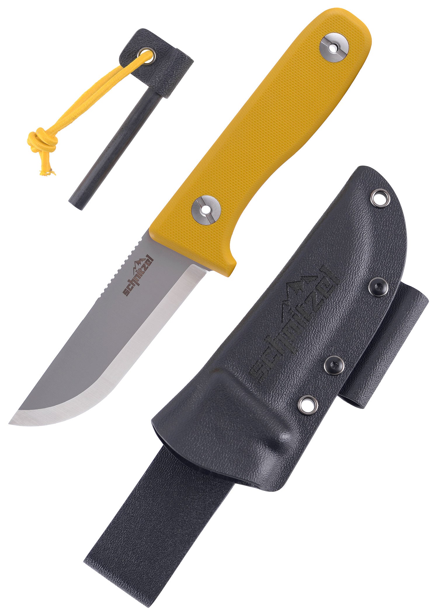 Couteau pour enfants DU jaune - Schnitzel-T.A DEFENSE