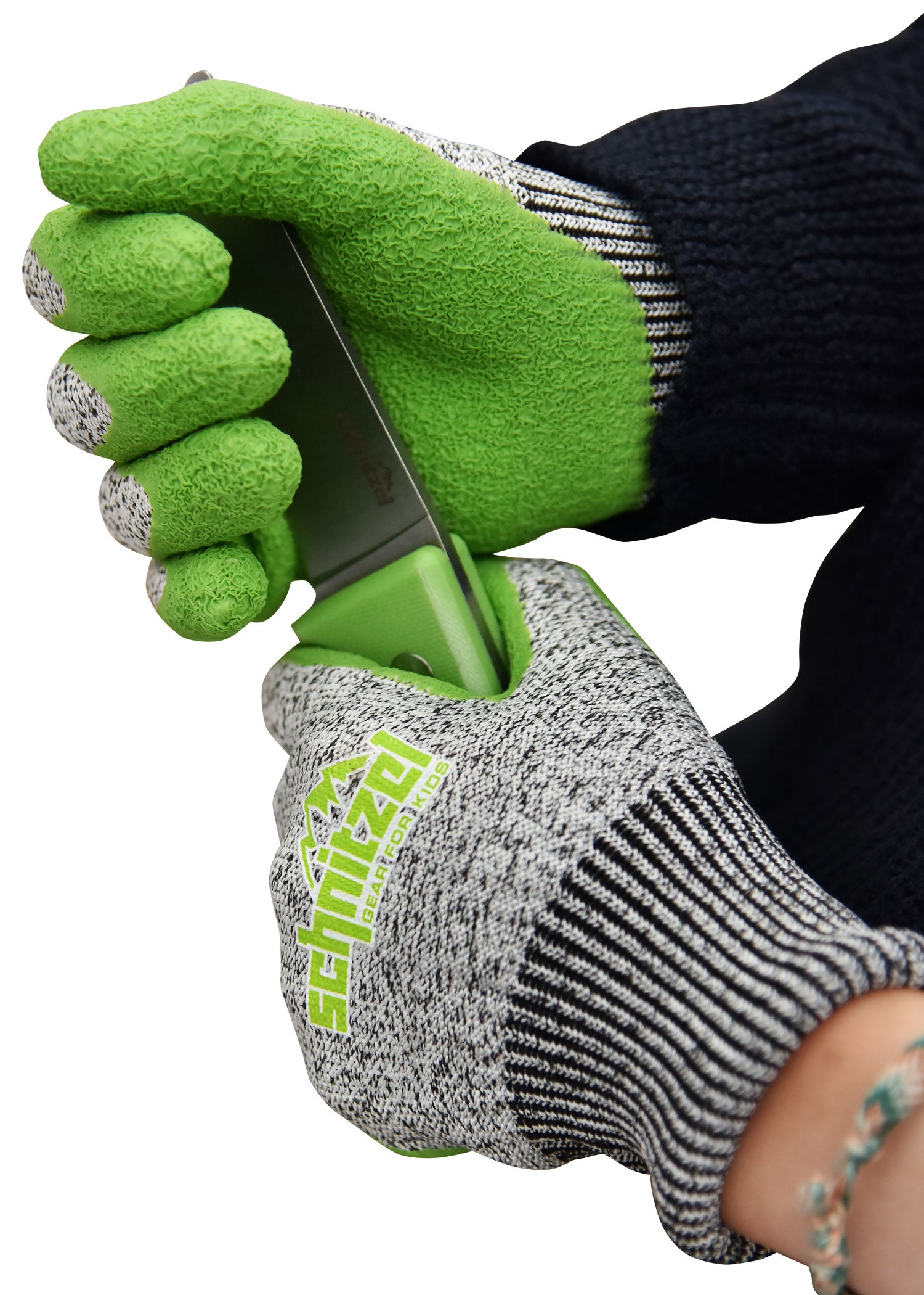 Gants de protection anti coupures pour enfants - SCHNITZEL-T.A DEFENSE