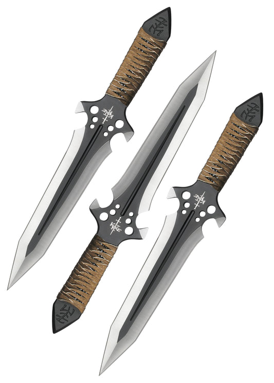 Set de 3 couteaux de lancer Hawk Kit Rae - United Cutlery-T.A DEFENSE