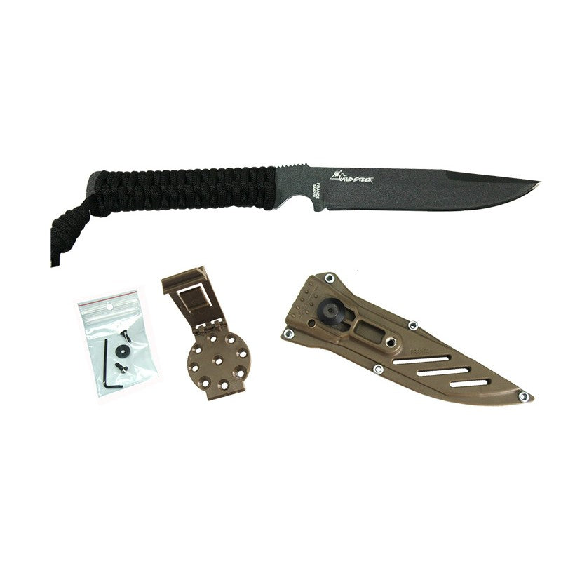 Couteau à lame fixe Wild Tech4 XL - Wildsteer-T.A DEFENSE