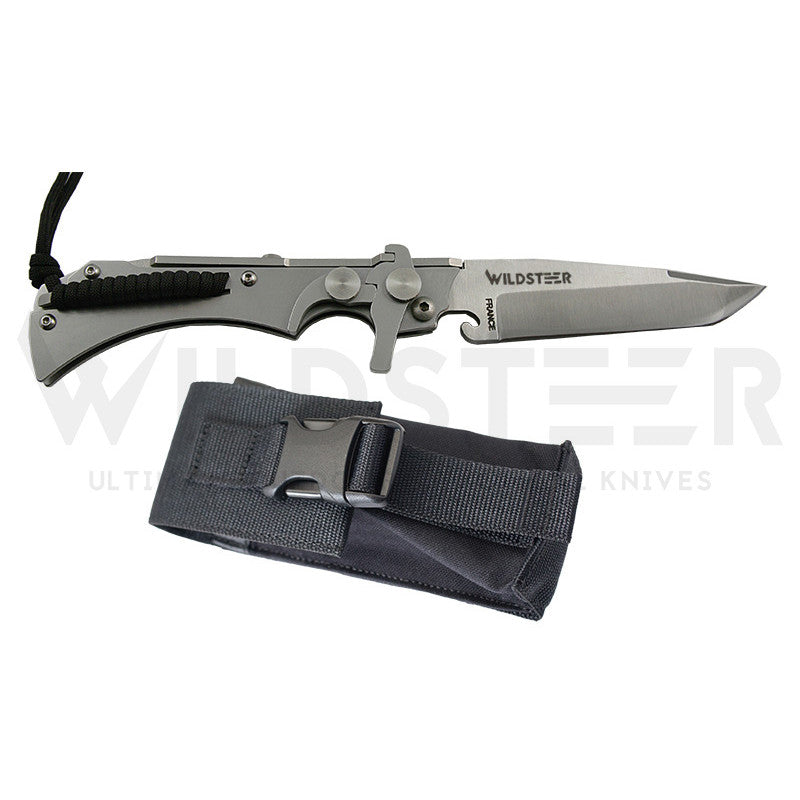 Couteau pliant WX paracorde noire - Wildsteer-T.A DEFENSE