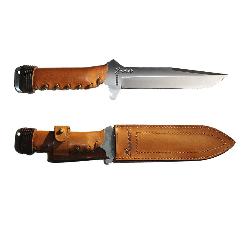 Couteau de chasse X Wild en cuir - Wildsteer-T.A DEFENSE